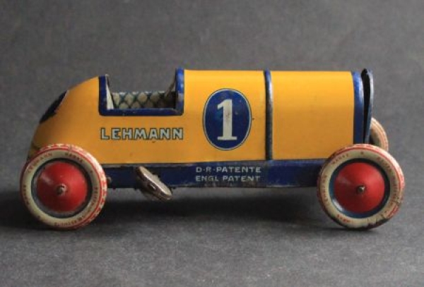 Lehmann Galop Racingcar 1927 Tinmodell with frictiondrive (9531)